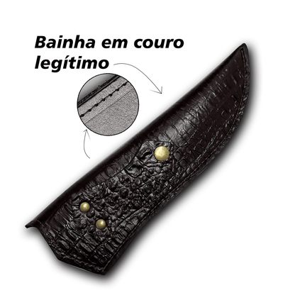 Faca Churrasco Artesanal 8" Nossa Senhora