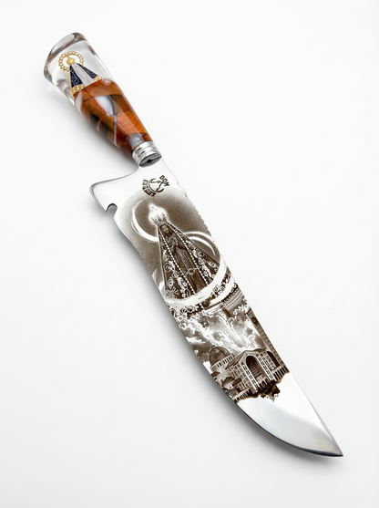 Faca Artesanal — Nossa Senhora Aparecida | Dom August