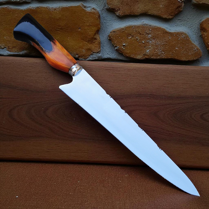 Faca artesanal - Coleção Chama Eterna - Especial para Churrasco e Culinária