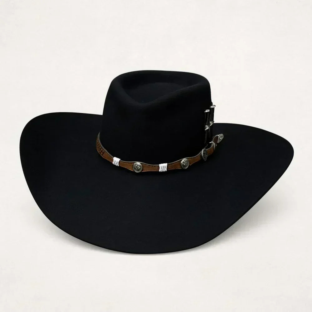 Chapeu 3 Cravos Americano Preto